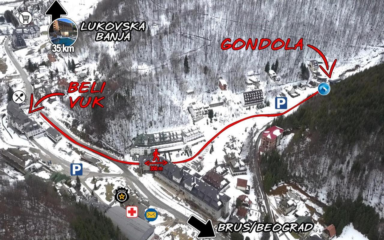 Beli Vuk - Brzece, Kopaonik Apartment ภายนอก รูปภาพ